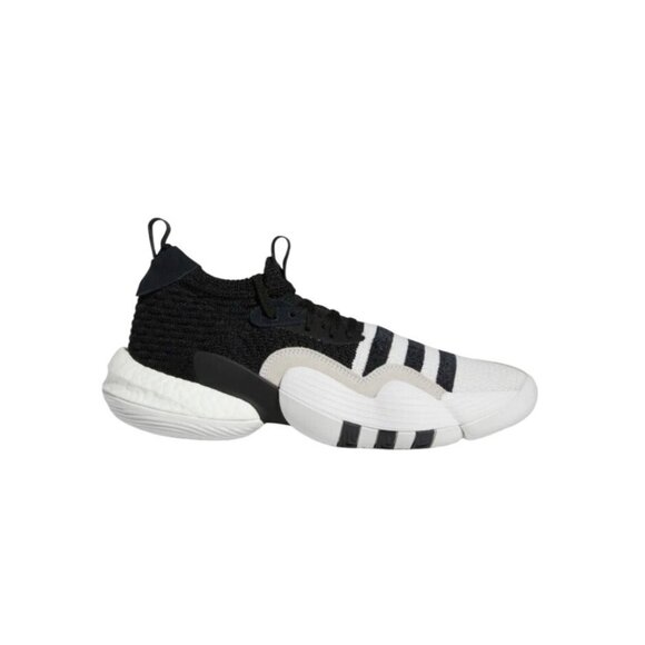 Adidas Young Boost Mens Basketball Shoes Black & White Knit Size 11.5 - Picture 13 of 15